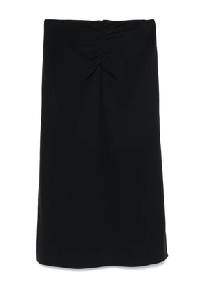 ETRO gathered midi skirt - Black