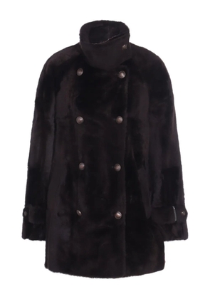 Brunello Cucinelli double-breasted coat - Brown