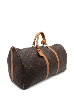 Louis Vuitton Pre-Owned 60 Keepall Bandouliere holdall - Brown