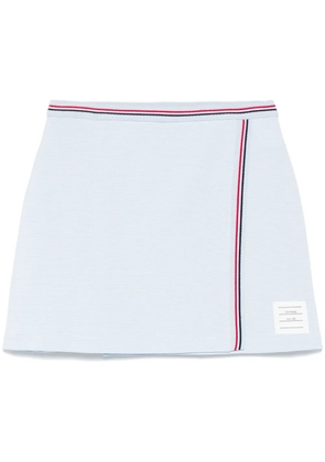 Thom Browne cotton mini skirt - Blue