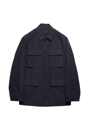 Prada cotton safari jacket - Blue