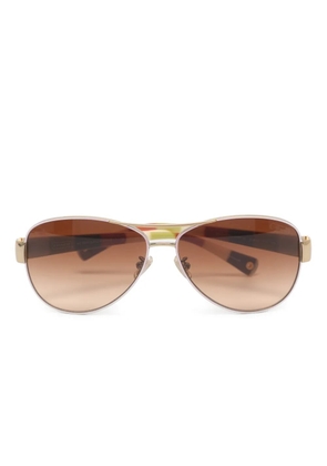 Coach Vintage Kristina pilot sunglasses - Gold