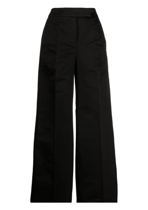 SA SU PHI Andrea high-waisted straight-leg trousers - Black