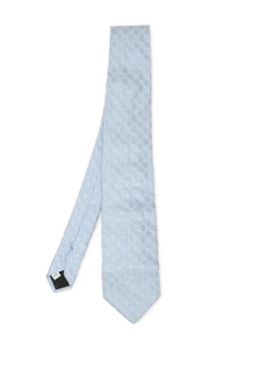 Valentino Garavani Pre-Owned circle-jacquard tie - Blue