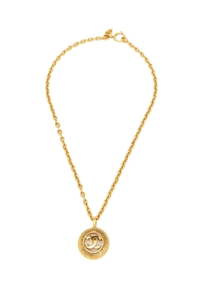 CHANEL Pre-Owned CC pendant necklace - Gold