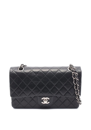 CHANEL Pre-Owned 2002-2003 Medium Classic Lambskin Double Flap shoulder bag - Black