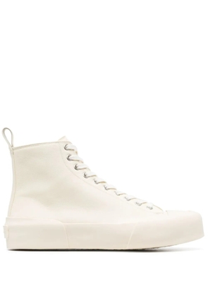 Jil Sander monochrome high-top sneakers - Neutrals