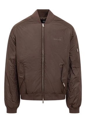 Represent Smart zip-fastening bomber jacket - Brown