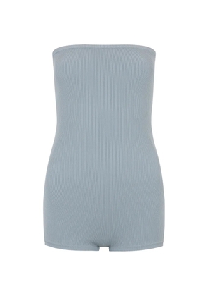 Valentino Garavani ribbed knitted playsuit - Blue