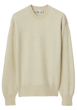 Burberry crew-neck wool jumper - Neutrals