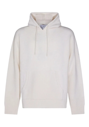 SEVEN GAUGE wool hoodie - Neutrals