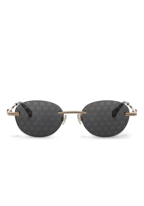 Palm Angels Eyewear Crystal sunglasses - Gold