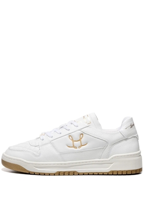 Leandro Lopes Tony embroidered-logo sneakers - White