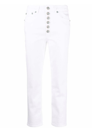 DONDUP cropped denim jeans - White