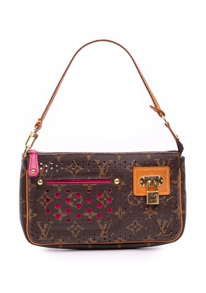 Louis Vuitton Pre-Owned 2006 Monogram Perforated Pochette Accessoires shoulder bag - Brown