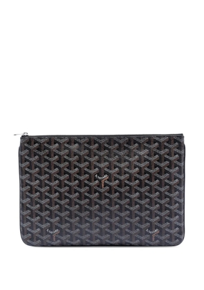 Goyard Pre-Owned 2016 Goyardine Senat MM clutch bag - Black