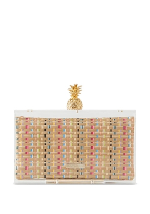 Aquazzura Mustique clutch - Neutrals