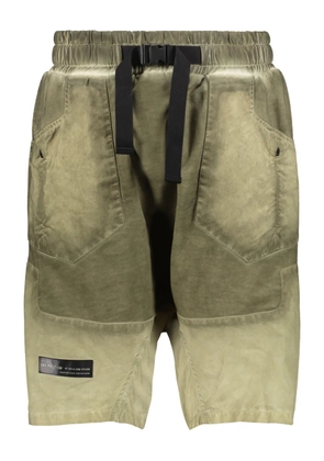ISO.POETISM panelled shorts - Green