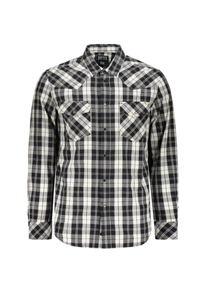 Diesel checked patch-pockets shirt - Black