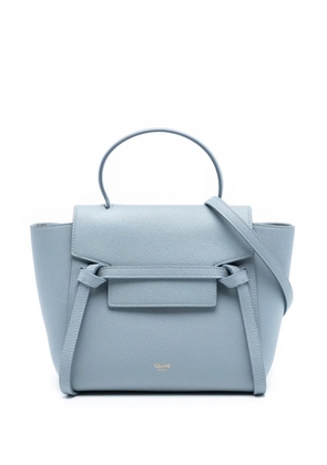 Celine Pre-Owned 2019 Nano Grained Calfskin Belt Bag satchel - Blue