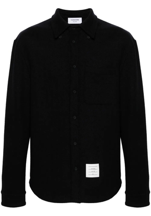 Thom Browne herringbone cotton overshirt - Blue