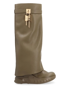 Givenchy Shark Lock Biker boots - Brown