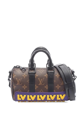 Louis Vuitton Pre-Owned 2021-2026 Monogram Keepall LV Rubber Bandouliere XS satchel - Brown