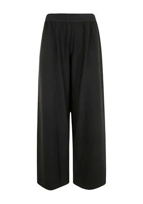 Maria Calderara elasticated trousers - Black