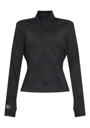 adidas by Stella McCartney laser-cut zip-up jacket - Black