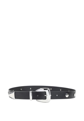 The Frankie Shop studded leather belt - Black