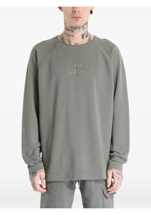 C.P. Company pigment-dyed mock-neck sweatshirt - Green