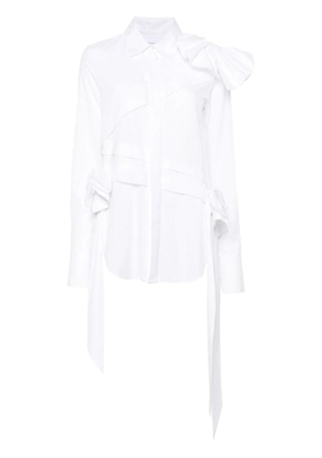 Viktor & Rolf drape bow shirt - White
