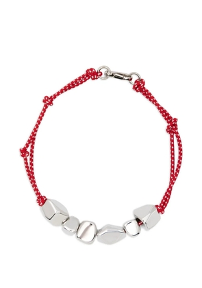 Plan C beaded necklace - Silver