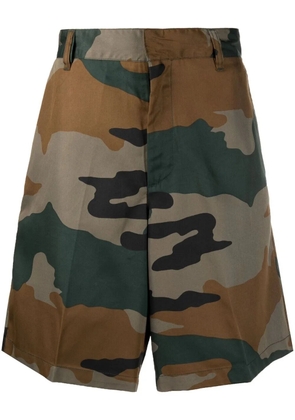 Diesel P-Berti-Camu twill shorts - Green