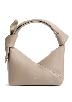 Patou Bonbonnette knot-detail shoulder bag - Neutrals
