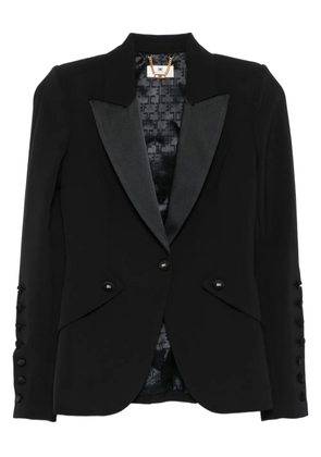 Elisabetta Franchi peak-lapels blazer - Black