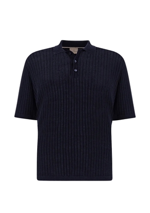 Paul & Shark ribbed polo shirt - Blue