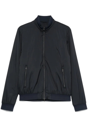 Herno logo-plaque bomber jacket - Blue