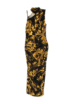 Versace Jeans Couture Barocco-print dress - Black