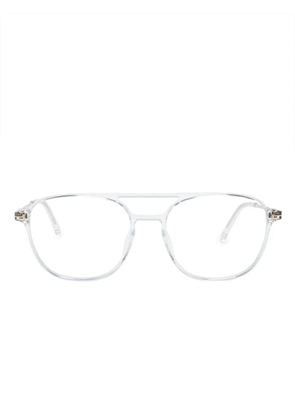 TOM FORD Eyewear pilot-frame clear-lenses glasses - Neutrals