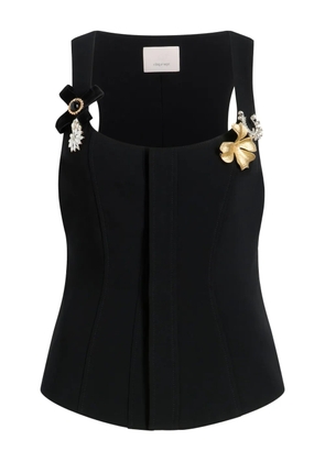 Cinq A Sept Aliana embellishment vest - Black