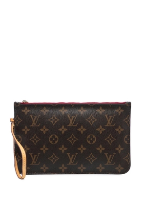 Louis Vuitton Pre-Owned 2014 Monogram Neverfull MM pouch - Brown