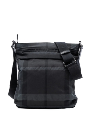 Burberry Pre-Owned 2000-2017 Smoke Check Nylon crossbody bag - Grey