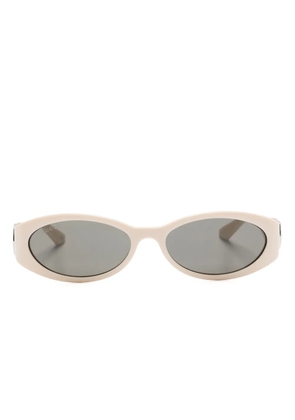 Gucci Eyewear oval-frame tinted-lenses sunglasses - Neutrals