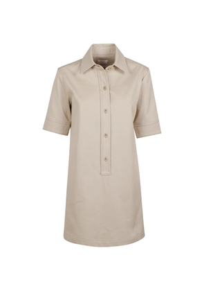 A.P.C. short-sleeved shirt dress - Neutrals