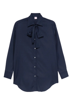 ARCHIVIO 67 bow-detail shirt - Blue