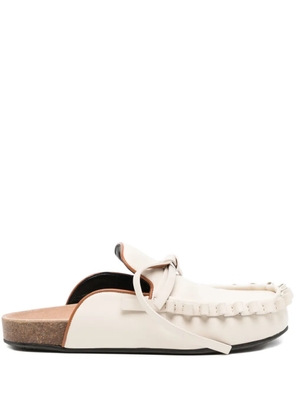 JW Anderson leather mules - Neutrals