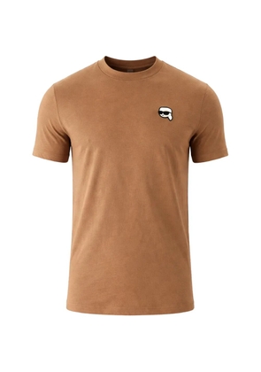 Karl Lagerfeld crew-neck T-shirt - Brown
