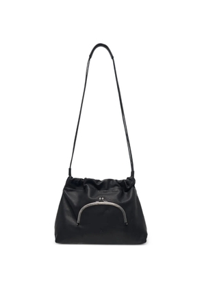Y's drawstring pouch shoulder bag - Black