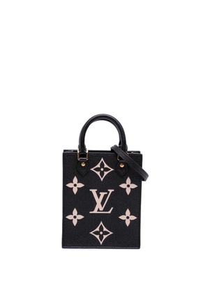 Louis Vuitton Pre-Owned 2021-2026 Bicolor Monogram Empreinte Petit Sac Plat satchel - Black